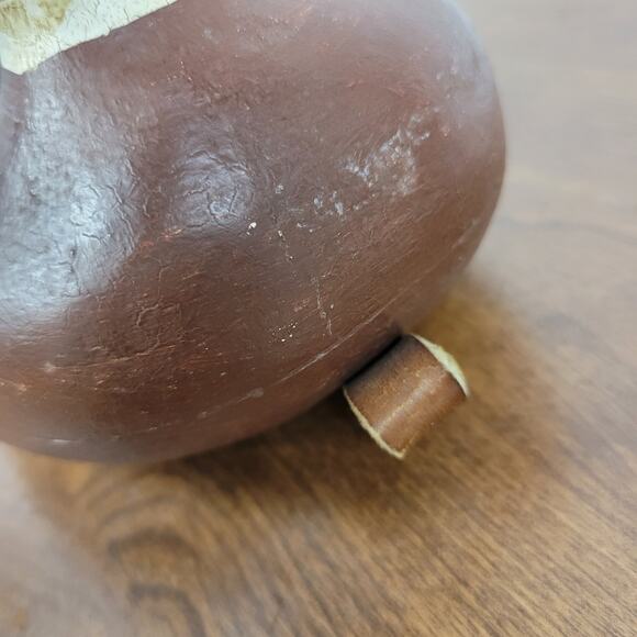 Vintage Signed Wood Carved Peabody Hotel Drake Mallard Duck Decoy Glass Eyes - Picture 12 of 16